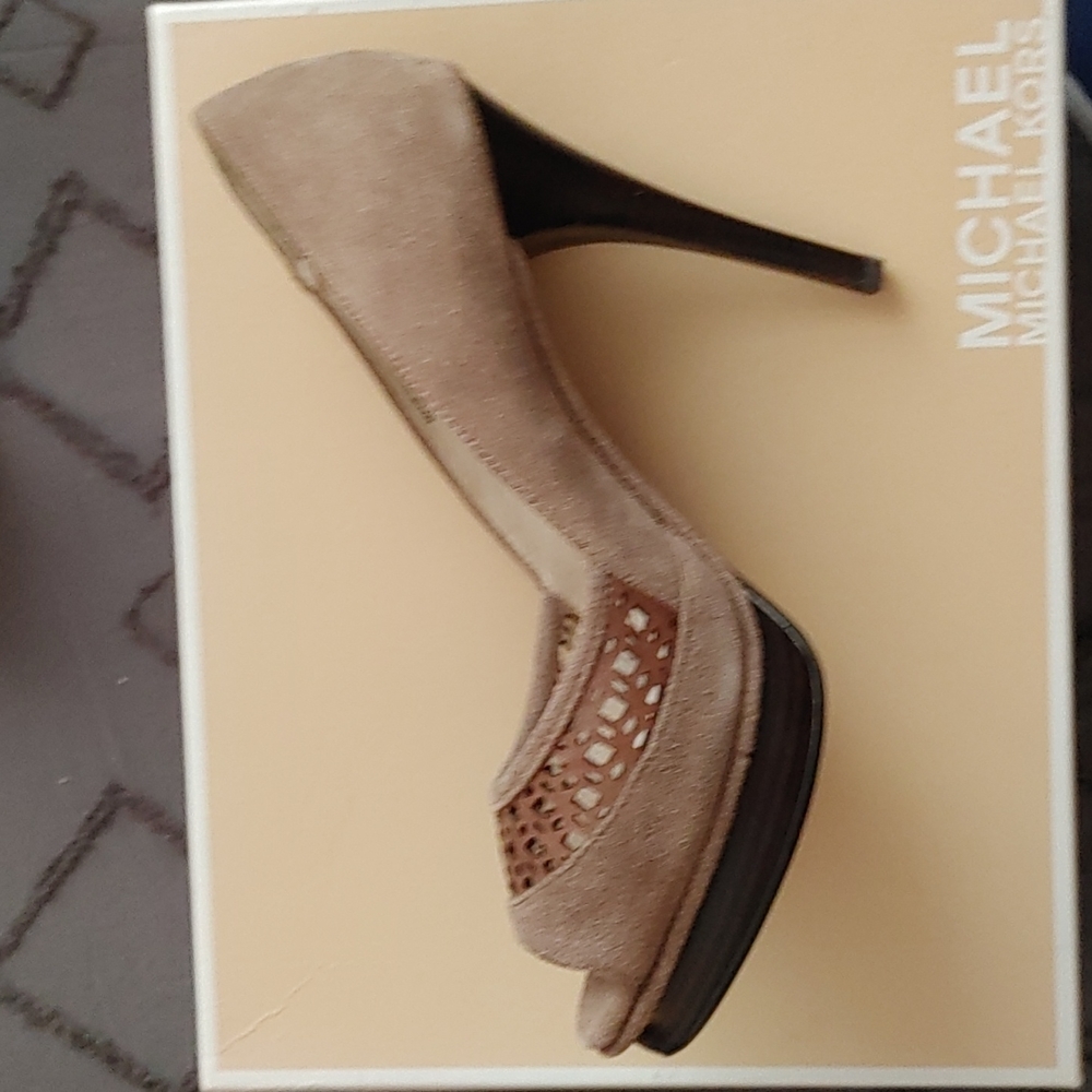 Michael Kors Zamara Open Toe Heels